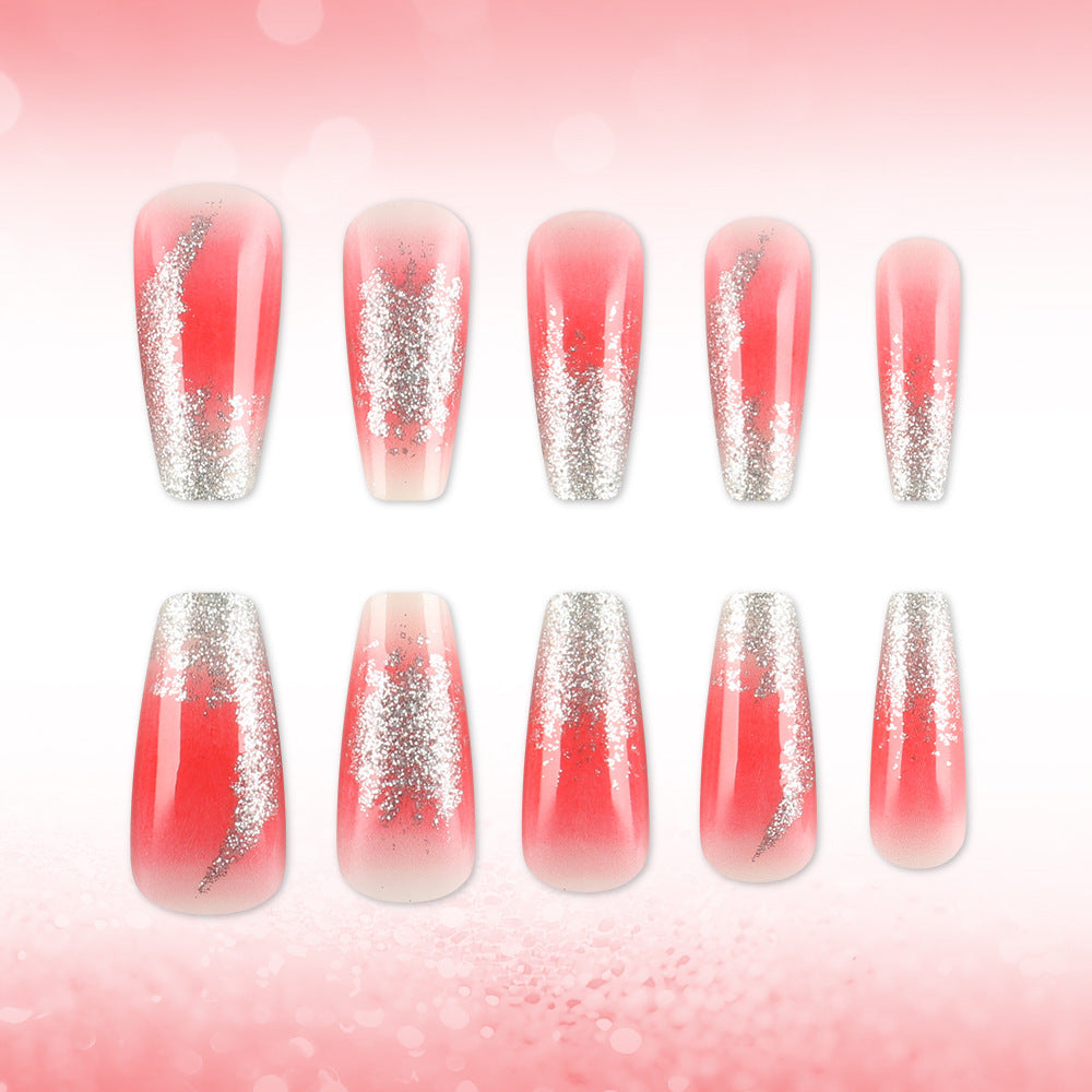 Glitzer Ombre Press-On Nägel Brehn