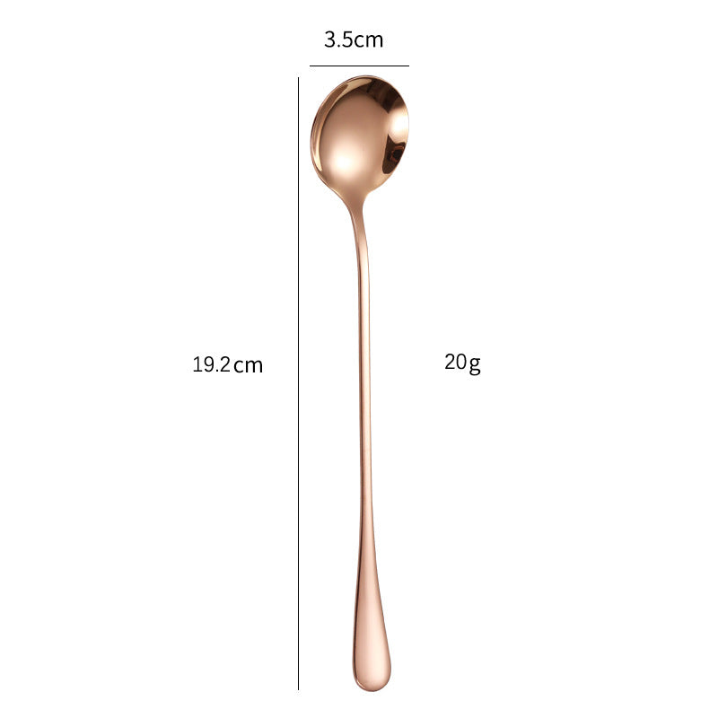 Eleganter Teelöffel mit Polierter Goldoberfläche Brehn