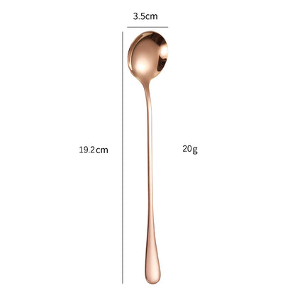 Eleganter Teelöffel mit Polierter Goldoberfläche Brehn