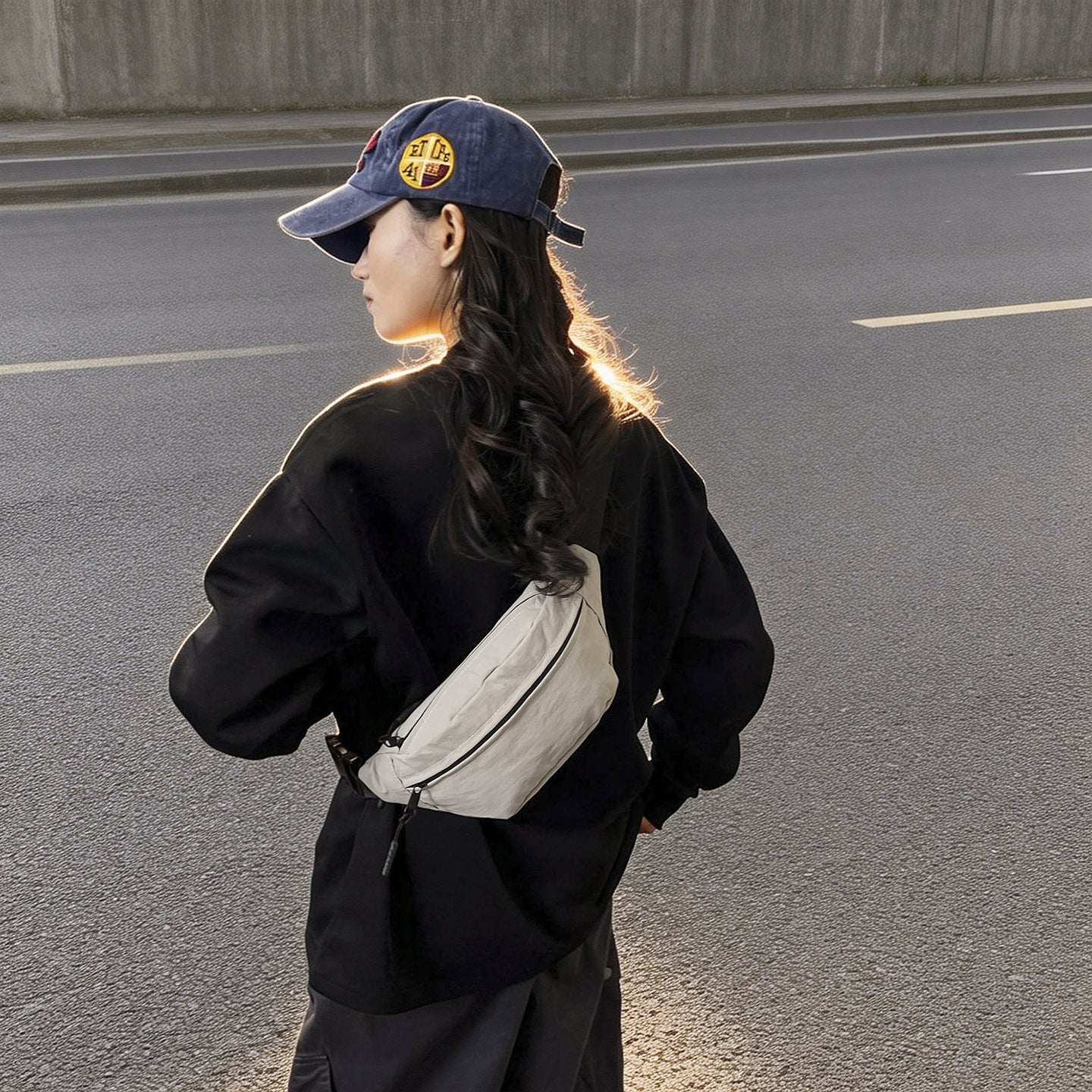 Stilvolle vielseitige Bauchtasche Brehn
