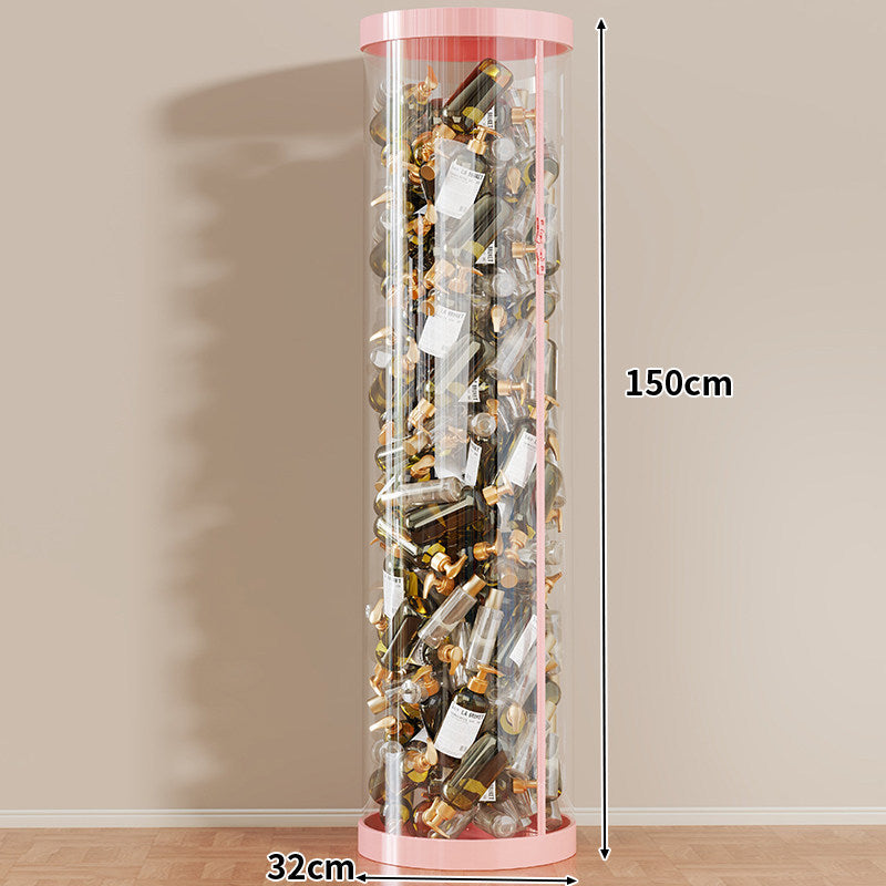 Hohe klare acryl vertikale Display-Zylinder für Mini-Parfüm- & Probeflaschen-Sammlung
