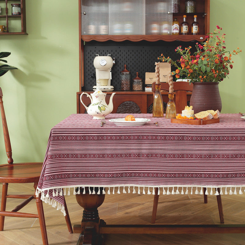 Elegante geometrische Muster Tischdecke