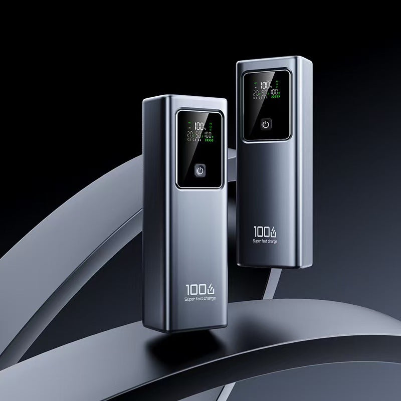 Powerbank mit Integrierter Lcd-Anzeige und Superschneller Ladefunktion Brehn