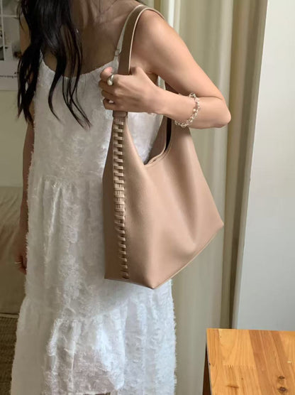 Moderne Vegane Leder Schlappe Tote Tasche