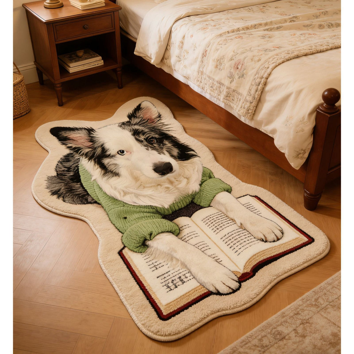Cartoon Hund Thema Teppich