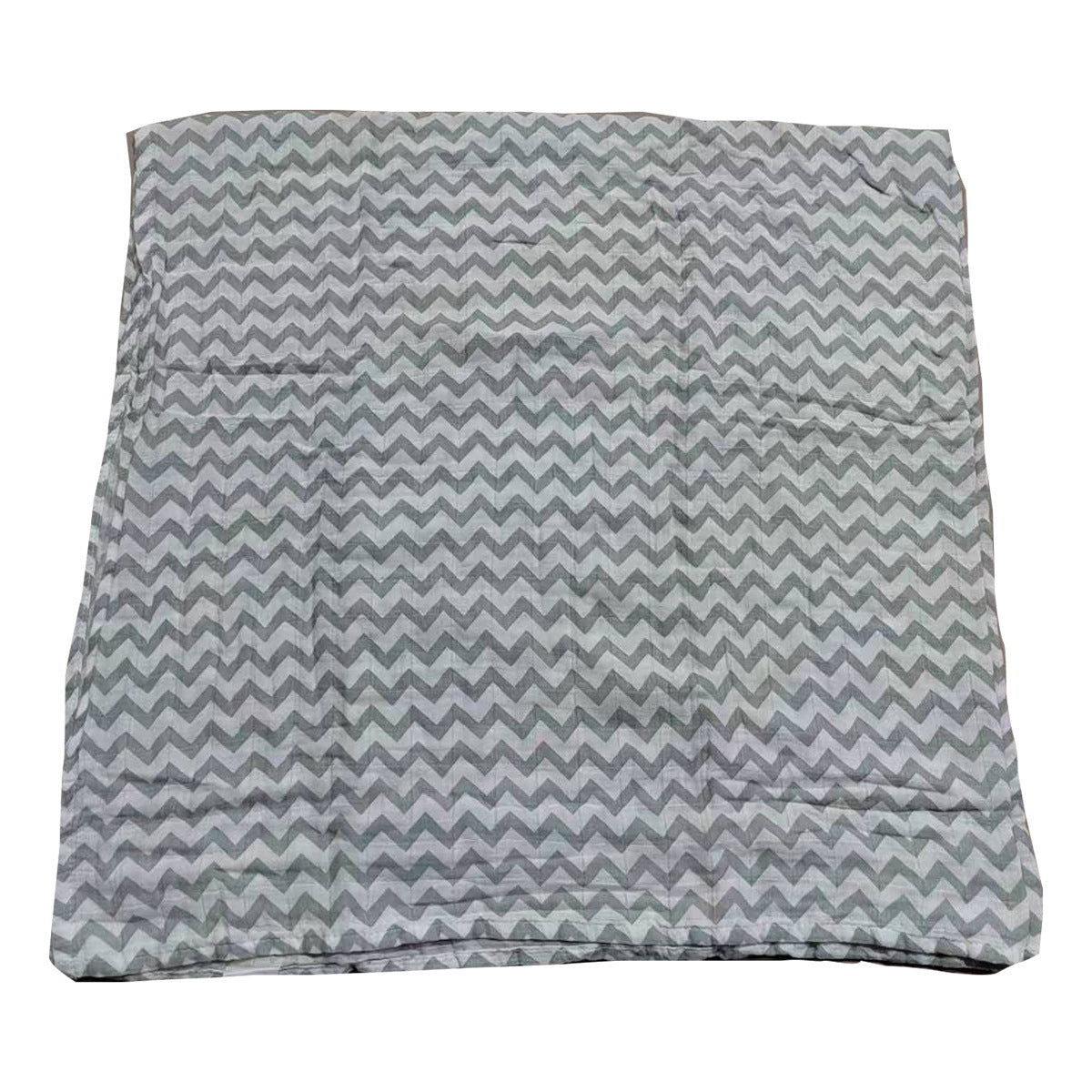 Baumwoll-Musselin Babydecke mit Herzmuster Brehn
