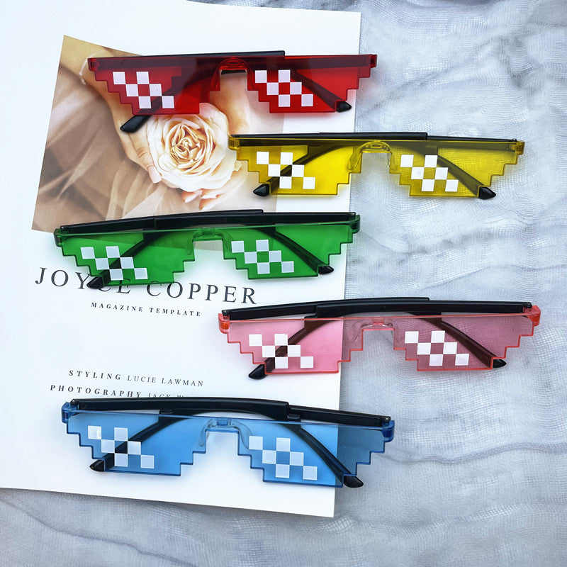 Fette geometrische Shield-Sonnenbrille Brehn