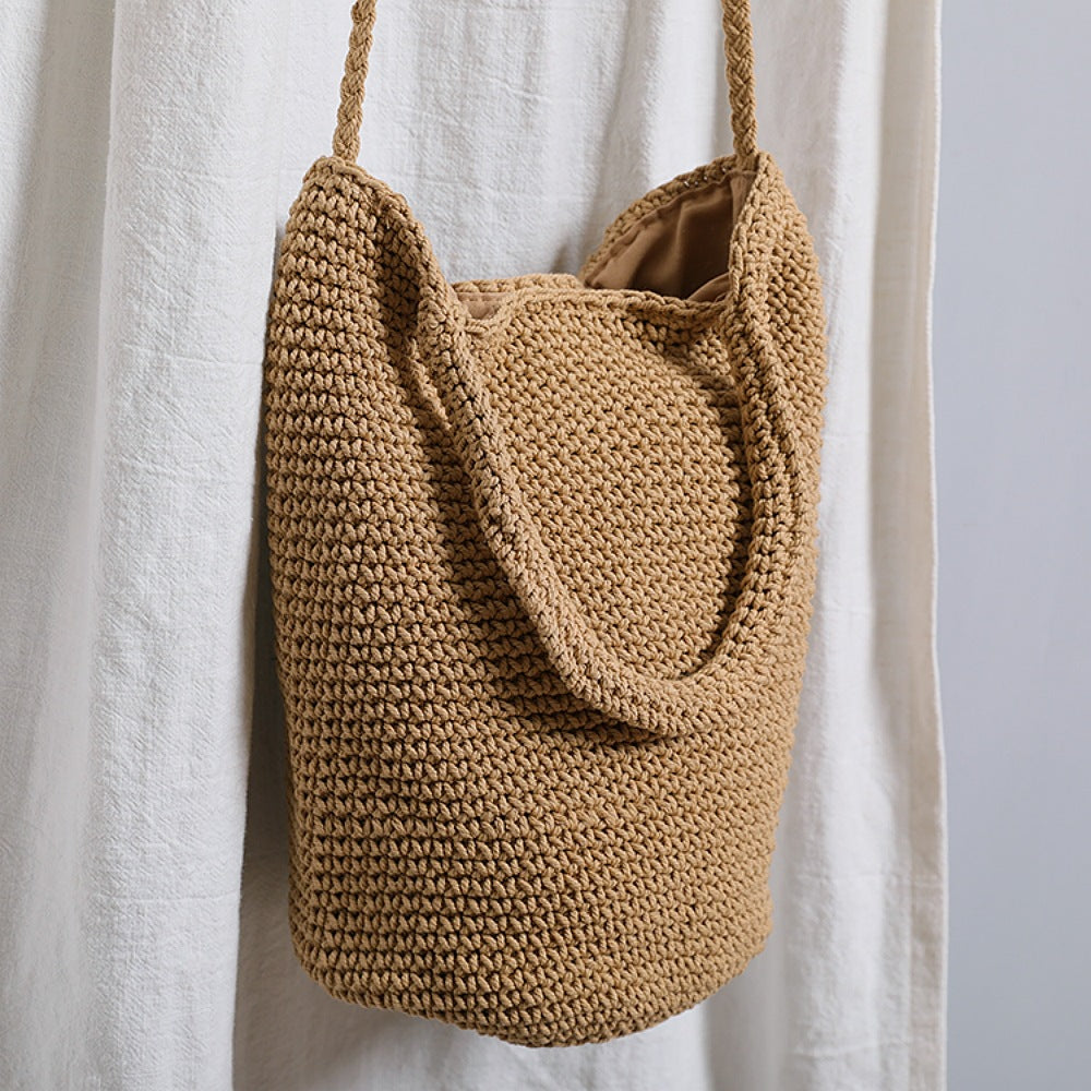 Handgefertigte Jutetasche mit Verstellbarem Trageriemen Brehn