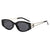 Damen Cat-Eye Sonnenbrille mit markantem Kunststoffrahmen und stilvollen Akzenten Brehn