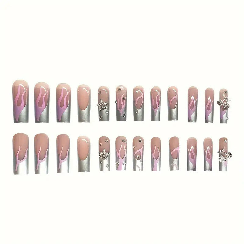 Künstlerisches Acryl-Nageldesign Brehn
