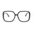 Damen modische klare quadratische Brille Brehn
