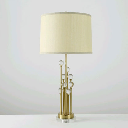 Elegante Tischlampe mit einzigartigem skulpturalem Fuß