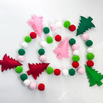 Filz Weihnachtsbaum Girlande Brehn