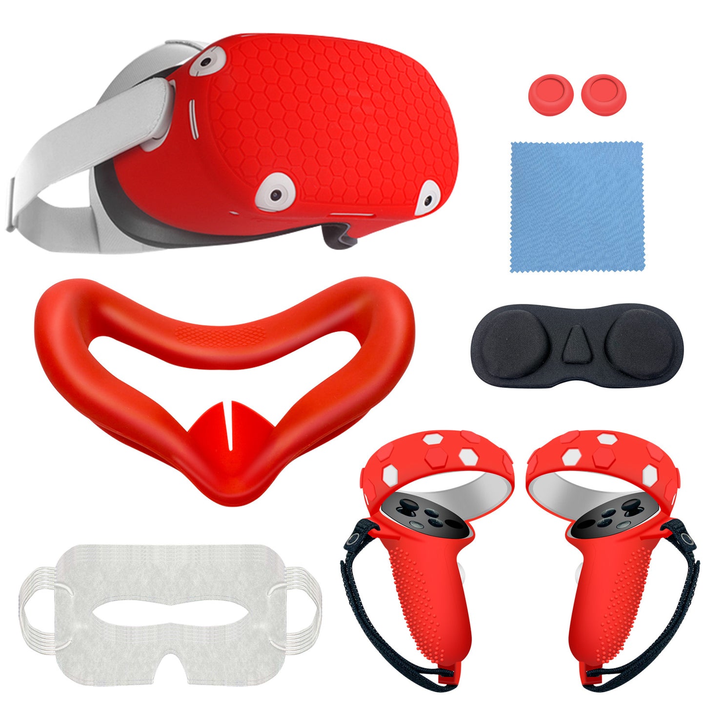 Silikon-Schutzset für VR-Controller und Headset Brehn