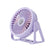 Unisex Kompakt Wiederaufladbarer Mini Schreibtischventilator Brehn