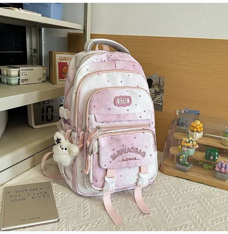 Multi-Taschen Galaxy-Themen Schulrucksack