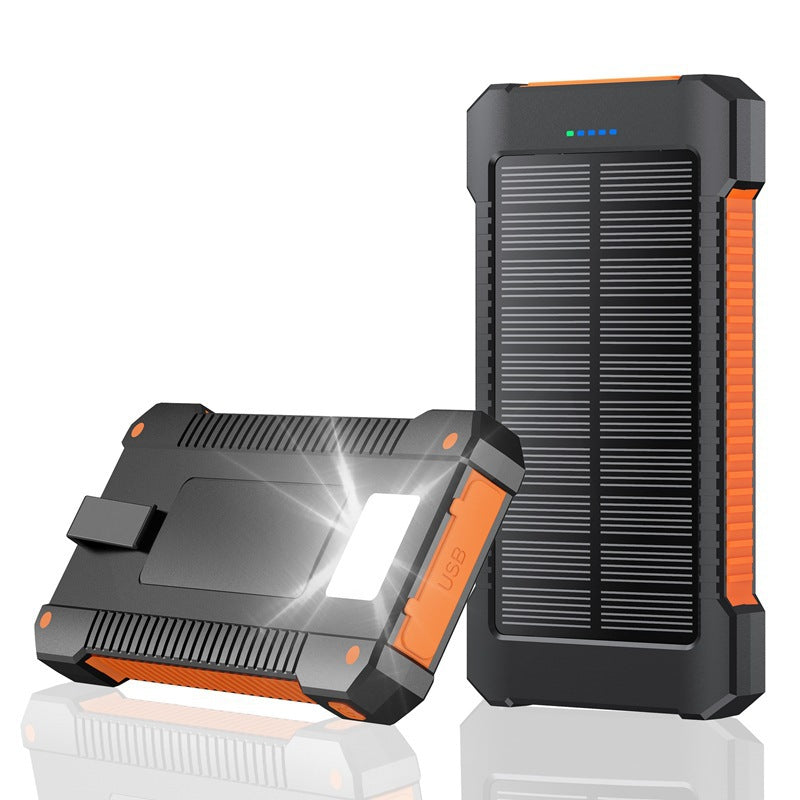 Robuste Solar-Powerbank mit Integriertem LED-Licht Brehn