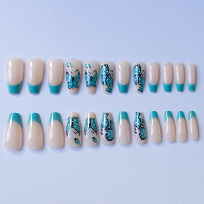 Künstlerisches Schmetterling Nagelkunstset