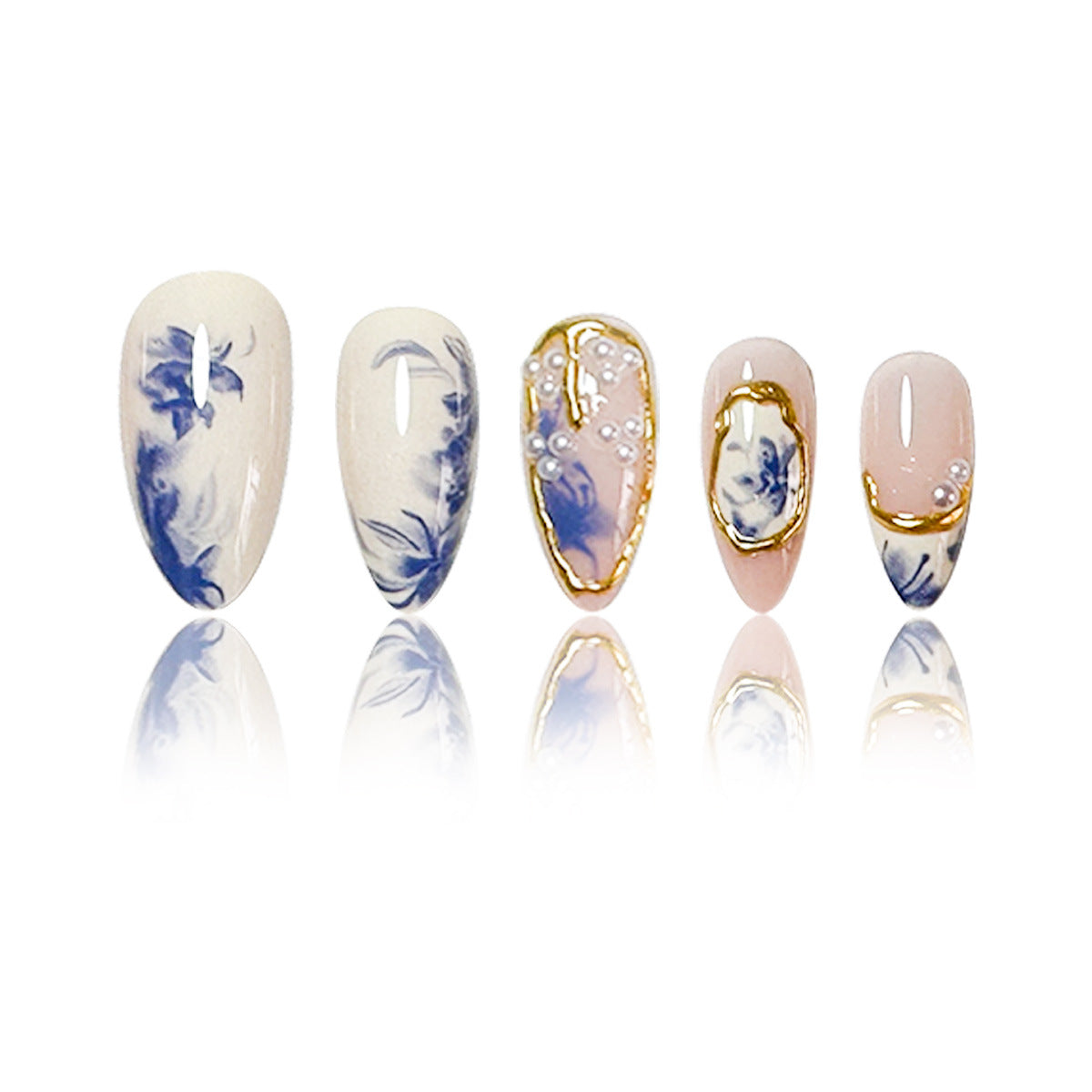 Blumendesign Acryl-Nagelverlängerungen Brehn