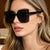 Damen quadratische Sonnenbrille mit elegantem Verlauf Brehn