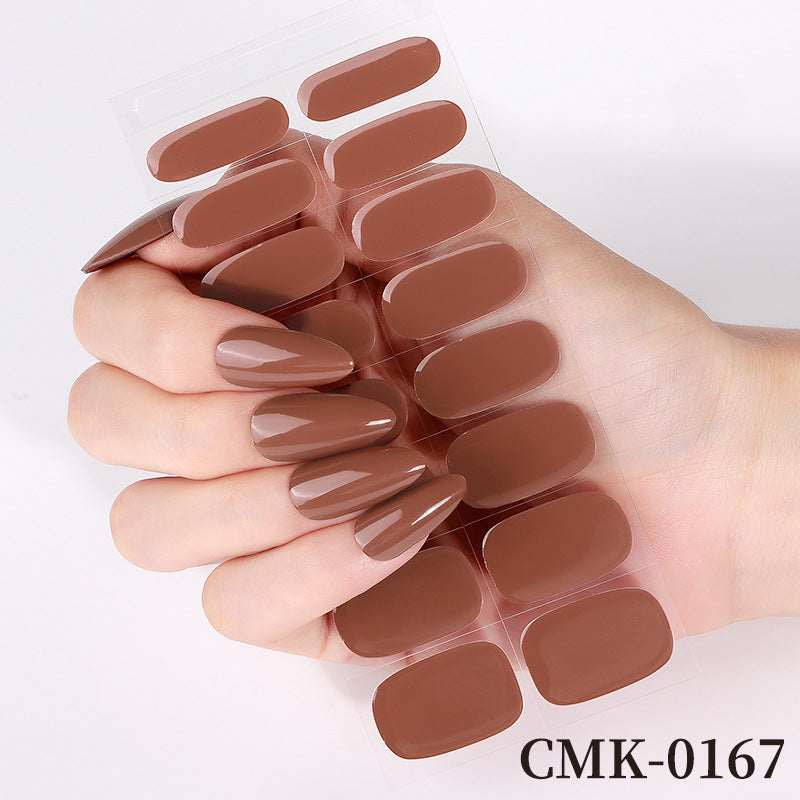 Glänzende Press-On Nail Wraps