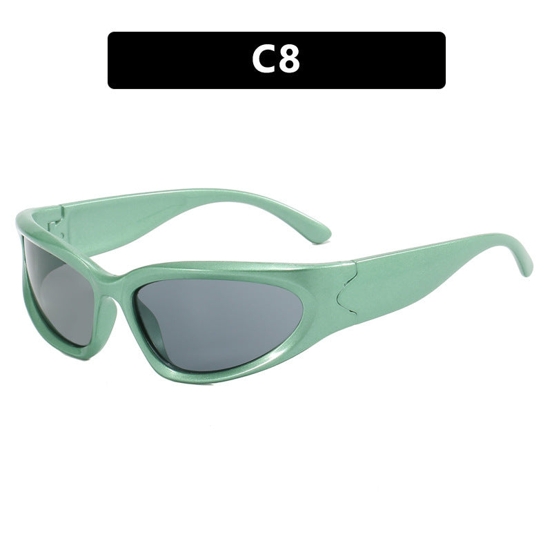 Damen Sportliche Sonnenbrille mit ergonomischem Design und polarisierten Gläsern Brehn