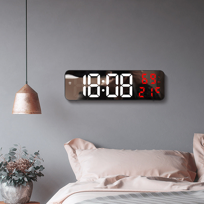Digitaler Multifunktionswecker mit Hygrometer und Temperaturanzeige Brehn