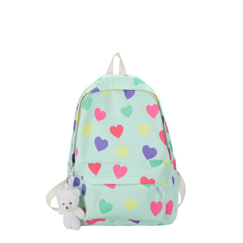 Herzgemusterter Freizeitrucksack Brehn