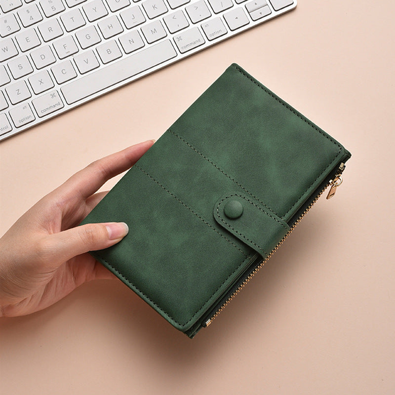 Premium Leder Reißverschluss Journal Organizer Brehn