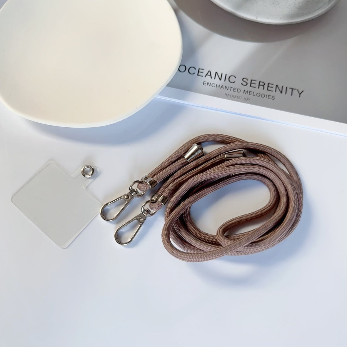 Verstellbare Lanyard mit doppelten Clips Brehn