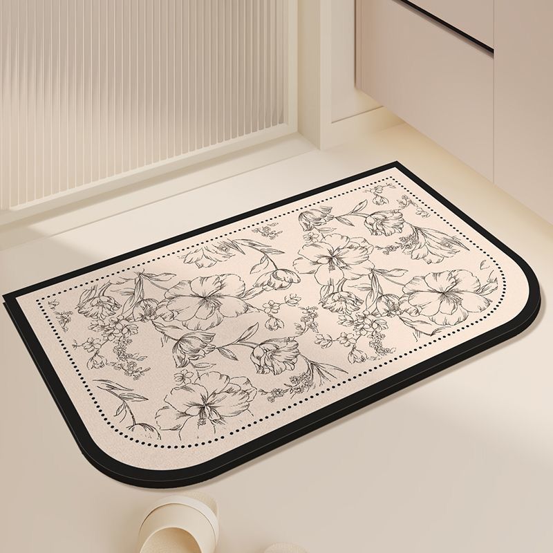 Elegante florale Druck Küchenmatte