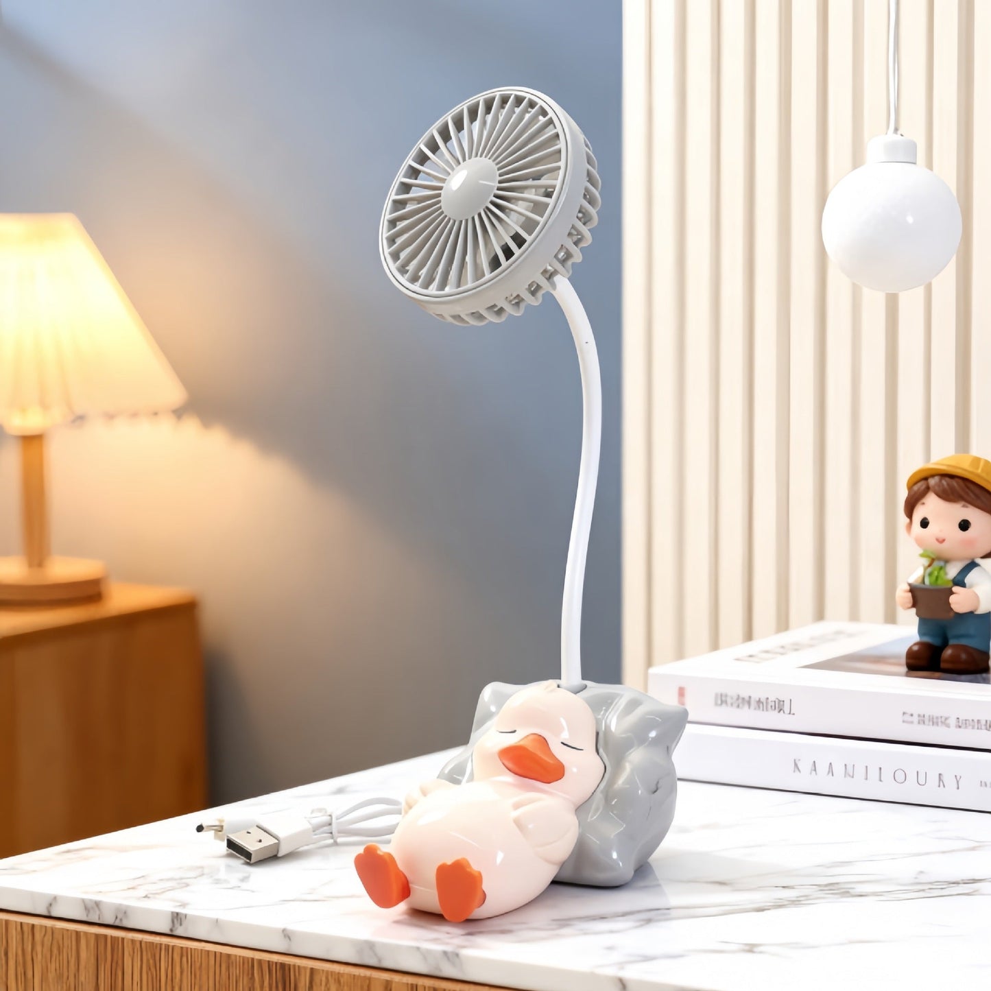 Damen Lustiger USB Tischventilator mit Tierdesign Brehn