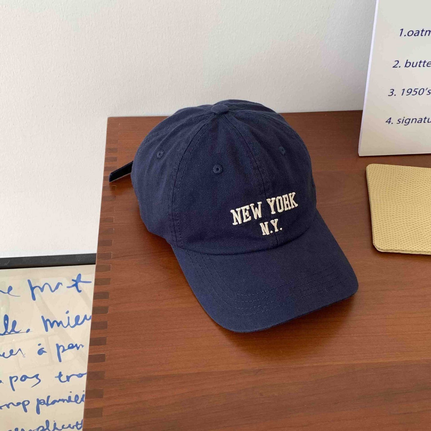 Unisex Bestickte New York Statement Baseball Cap Brehn