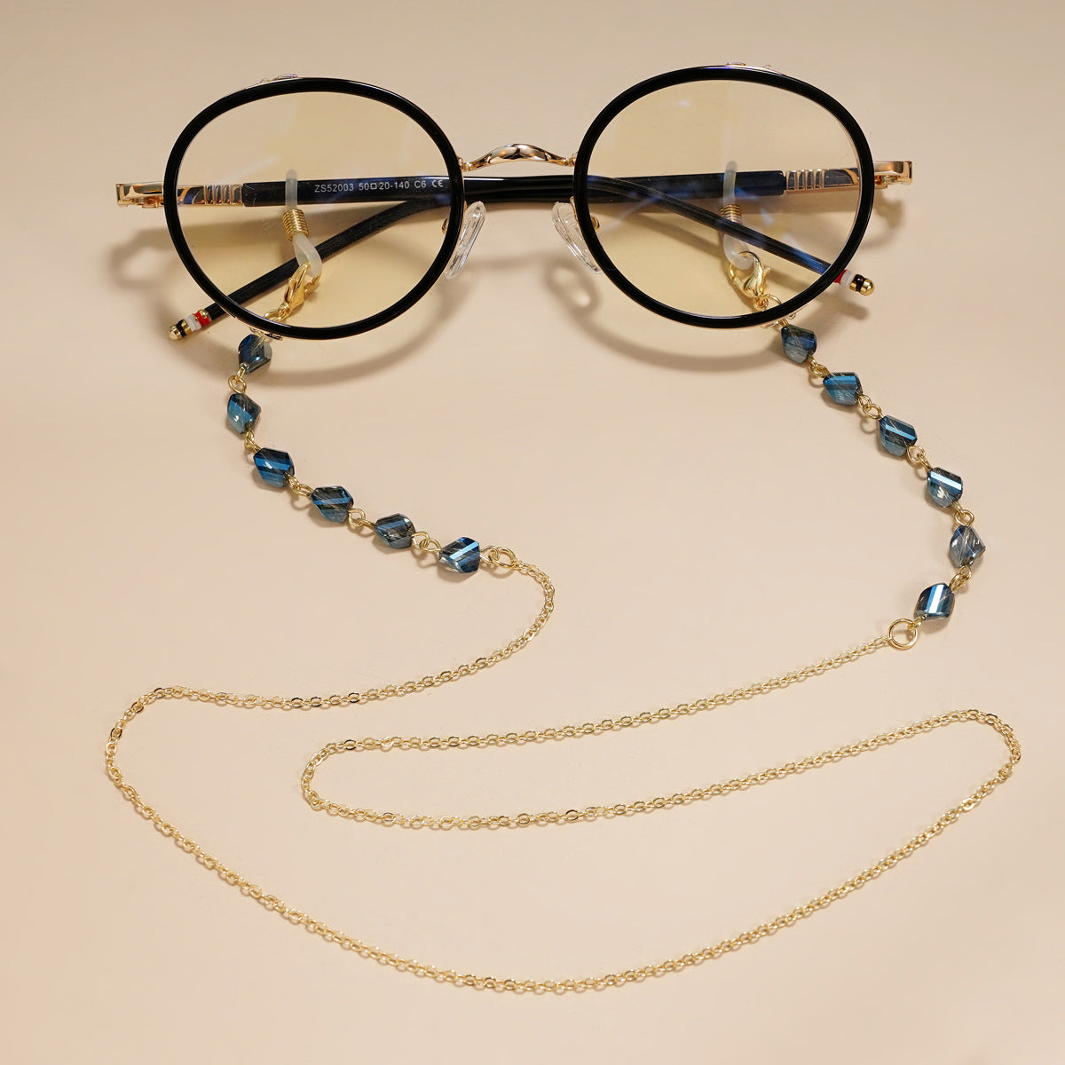 Elegante Perlen Brillen Kette Brehn