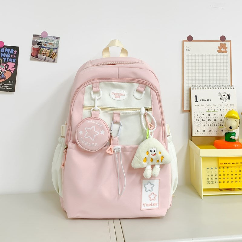 Mehrere Fächer Verspielter Schulrucksack