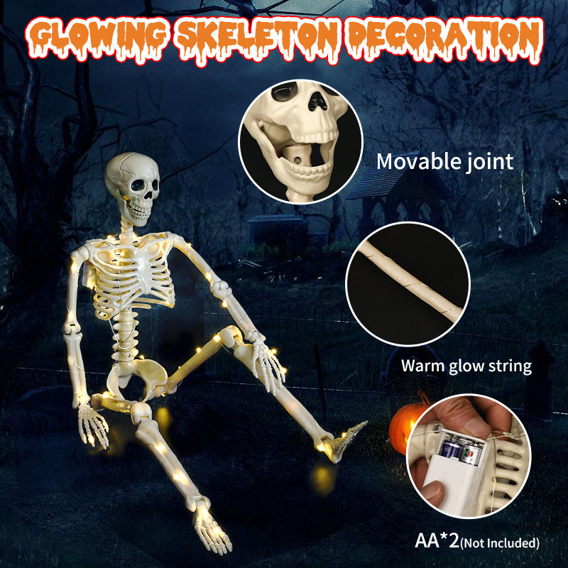Dekorative Leuchtende Skelett Brehn
