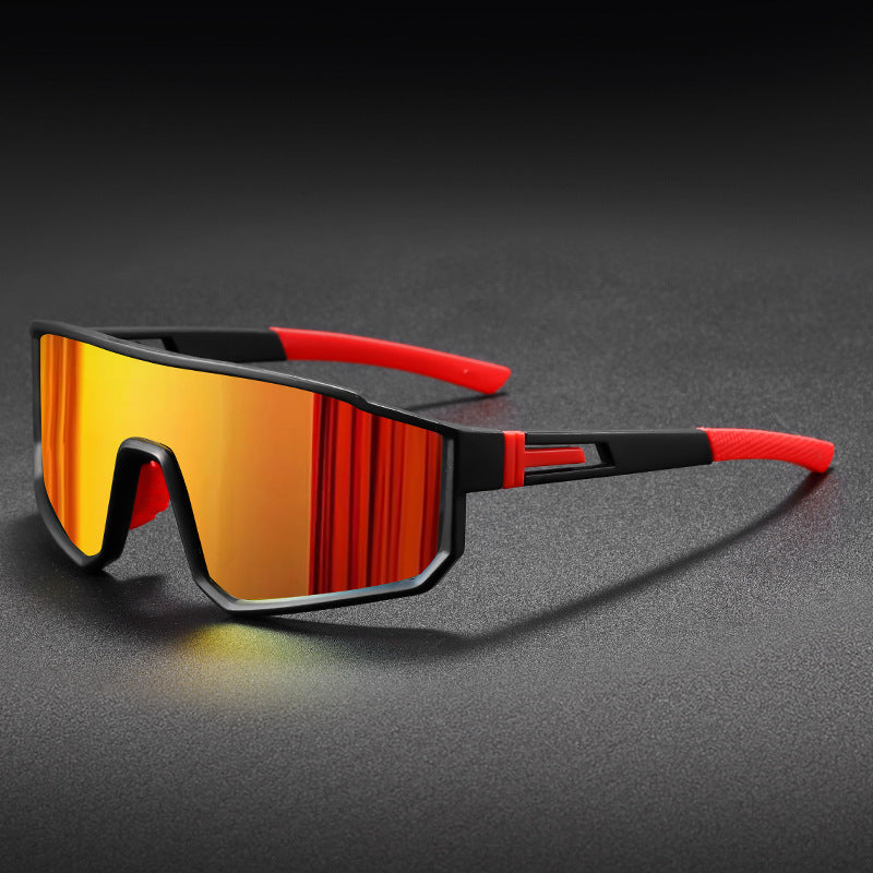 Unisex nan sportliche Performance Sonnenbrille mit großflächiger Einzelscheibe und rutschfesten Bügeln Brehn