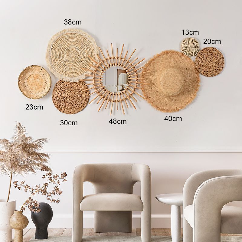 Elegante Wanddekoration Aus Naturmaterialien Brehn