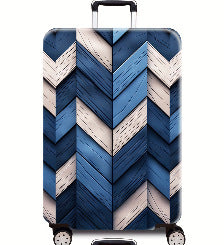 Damen Hartschalenreisekoffer mit modernem Holz-Muster Brehn