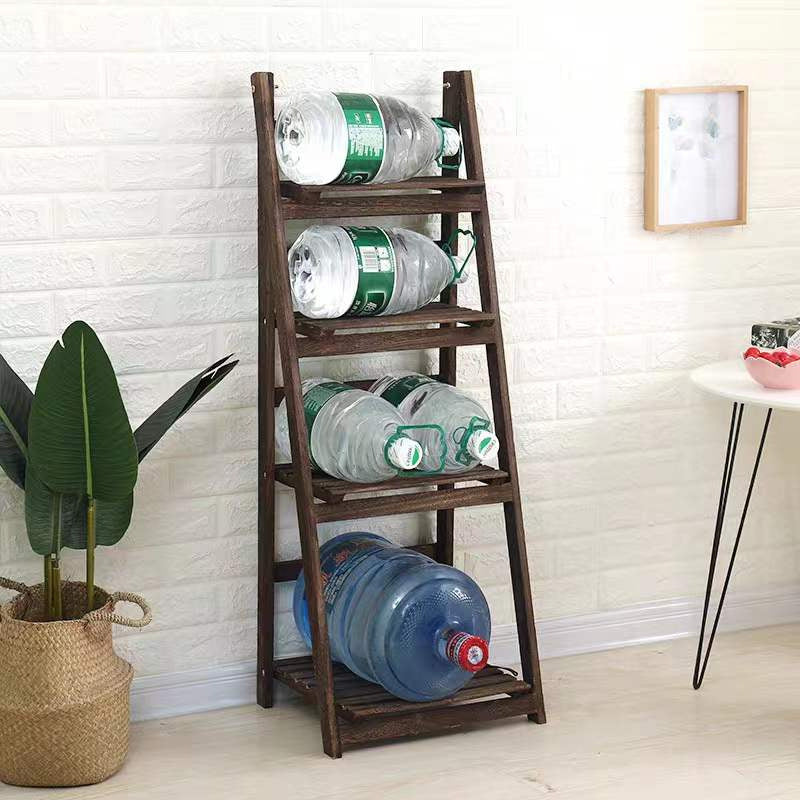 Mehrstufiges Holzleitershelf Brehn