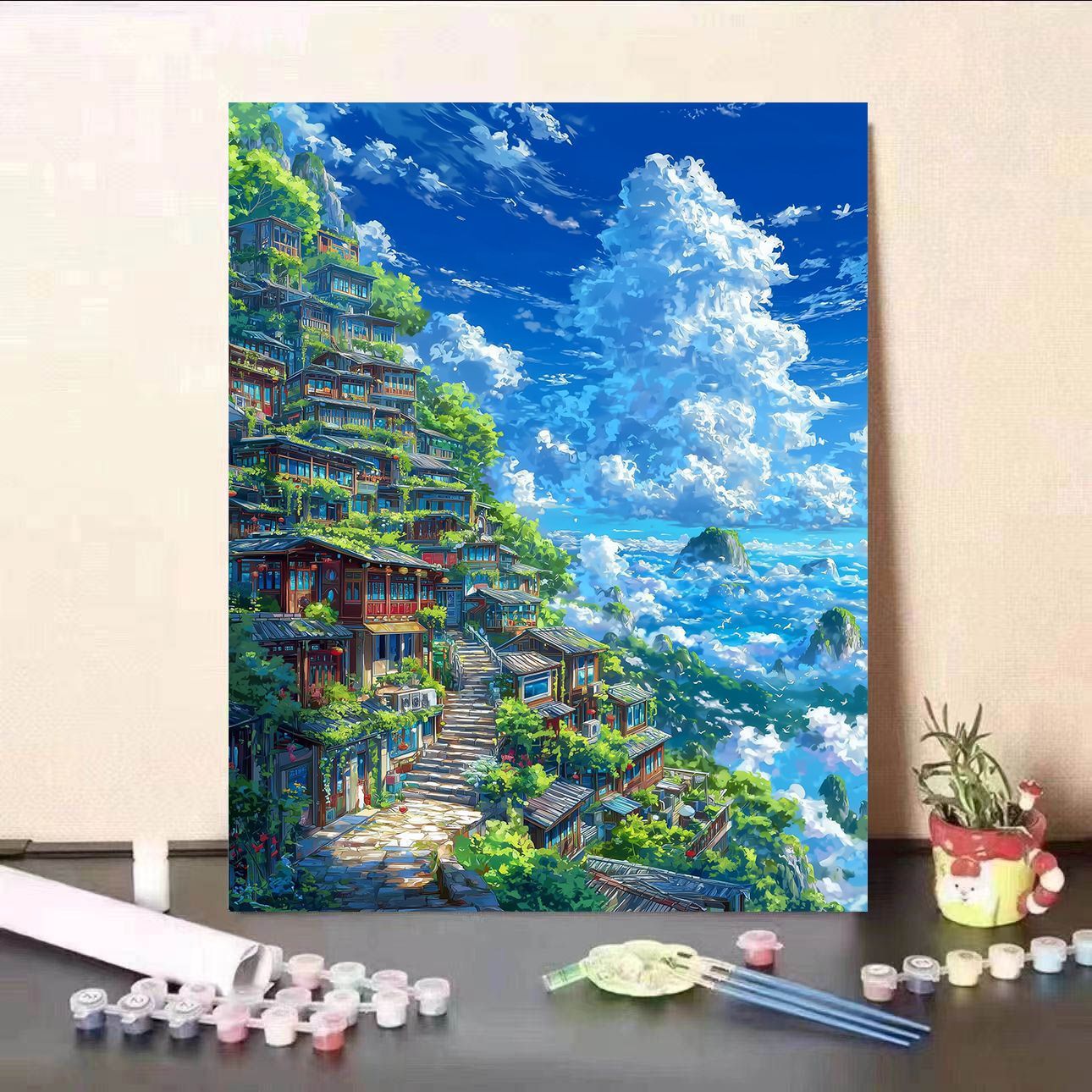Scenic Waterfall Canvas Kunstdruck Brehn