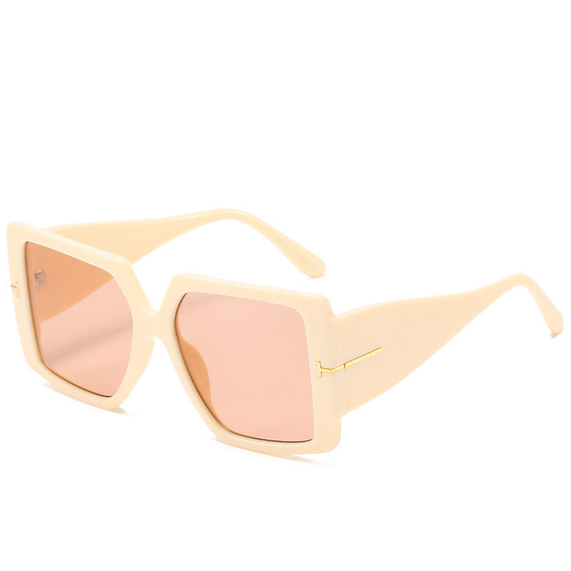 Einzigartige Oversized Geometrische Sonnenbrille Brehn