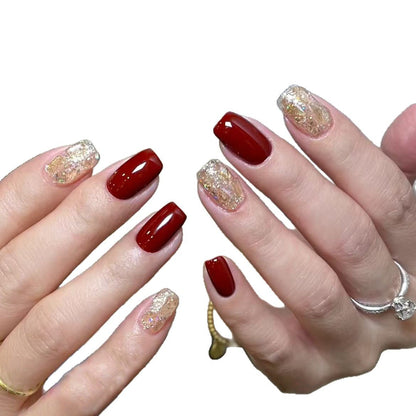 Glitzernde Acryl-Nagelkunst-Verstärkungen Brehn