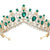 Damen Glamouröse Tiara mit Strass- und Kristallverzierungen Brehn