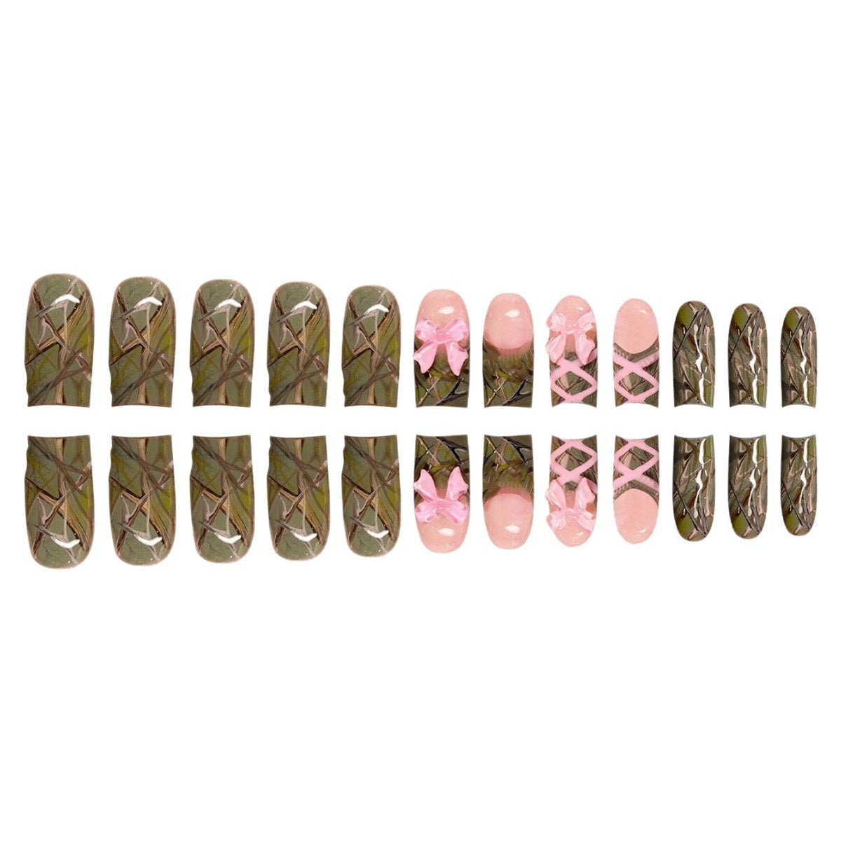 Floral Ombre Nagel Wraps Brehn