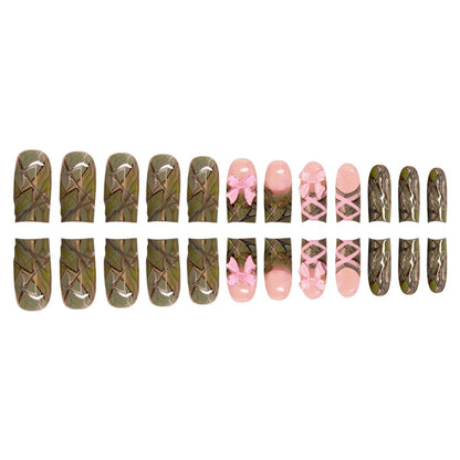 Floral Ombre Nagel Wraps Brehn