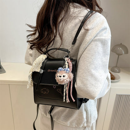 Verspielter Bogen-Detail Mini-Rucksack Brehn
