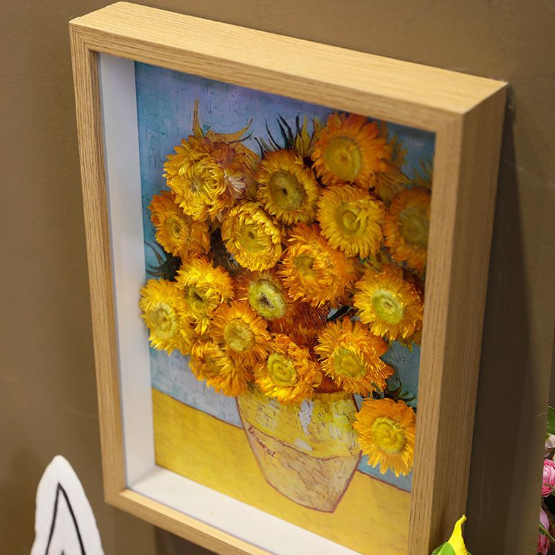 Dekorative florale Kunstpräsentation für stilvolle Innenräume