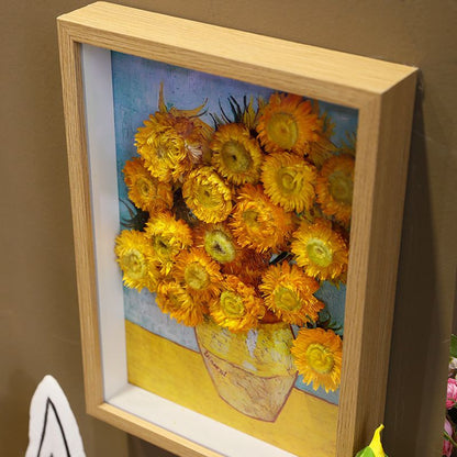 Dekorative florale Kunstpräsentation für stilvolle Innenräume