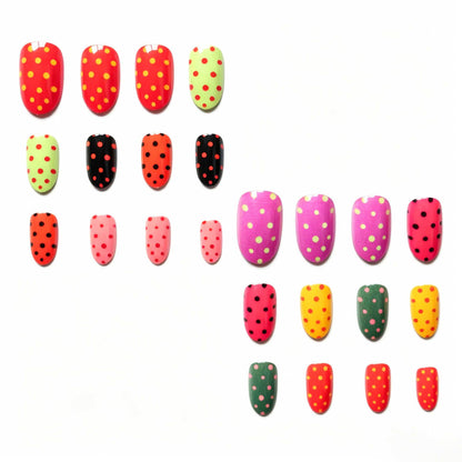 Künstlerisches Polka-Dot-Nagelkunst-Design-Kit